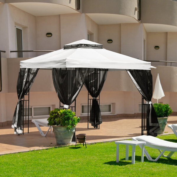 Arlmont & Co. Gazebo 10X10 ft Outdoor Gazebos Clearance with Outside